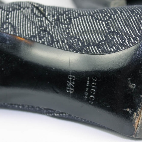 Gucci  | Monogram Heeled Booties sz 6.5 - Picture 6 of 8